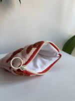 Muślinowy portfelik w rogale - obrazek 4