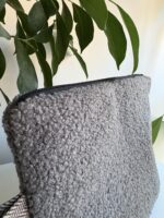 Kosmetyczka szara baranek - obrazek 3