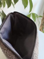 Kosmetyczka szara baranek - obrazek 4