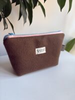 Kosmetyczka brązowa mała - obrazek 5