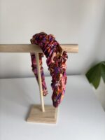 Opaska na włosy w kwiatki