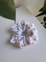 Bawełniana gumka w różowe kwiatki - obrazek 2