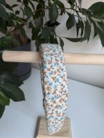 Gładka opaska w kwiatki - obrazek 4