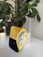 Mały portfelik granatowa żółć